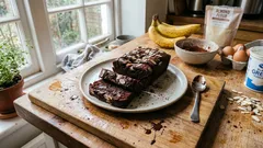Panqué de chocolate con almendras sin harina: esponjoso, alto en proteína y fácil