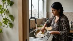 Cómo limpiar una sartén de acero inoxidable con sal y jabón sin rayarla