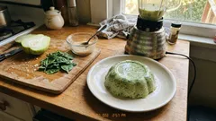 Gelatina de chayote y espinacas: ligera, firme y con dulzor a tu gusto