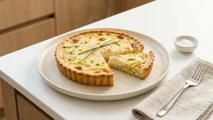 Flamiche de poro: tarta salada francesa cremosa, fácil y perfecta para brunch