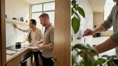 Cómo quitar la grasa de los azulejos de la cocina con agua caliente y lavatrastes